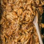 Crockpot pulled bbq chicken