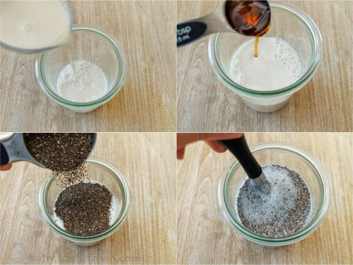 how to mix make-ahead breakfast in a mason jar with just three ingredients